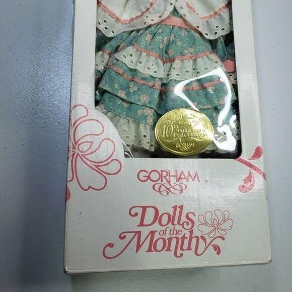 Vintage 1990 Gorham Dolls Of The Month Miss May Collectible - Picture 3 of 14